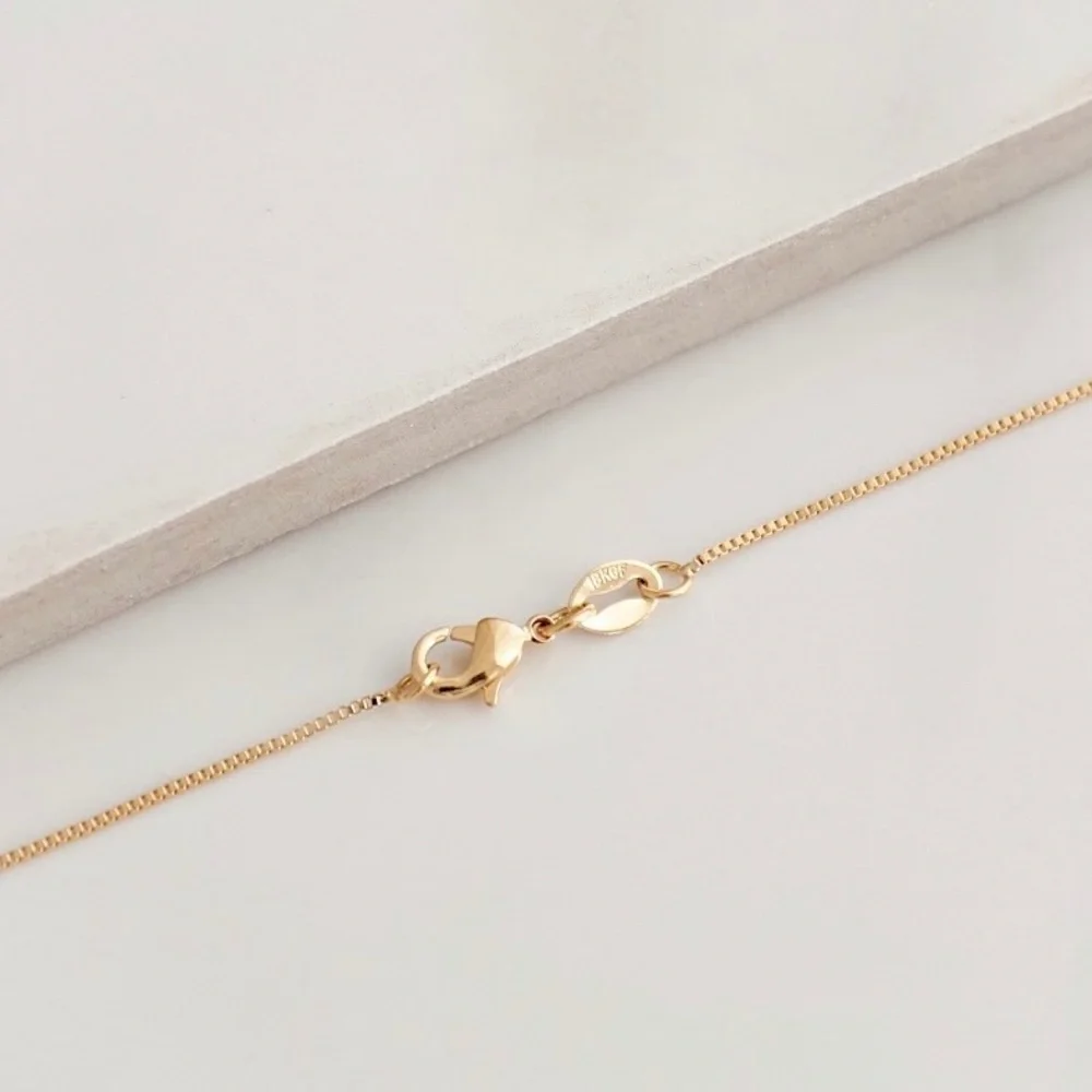Crystal Cross Necklace | 18k Gold Filled - Picture 8 of 8